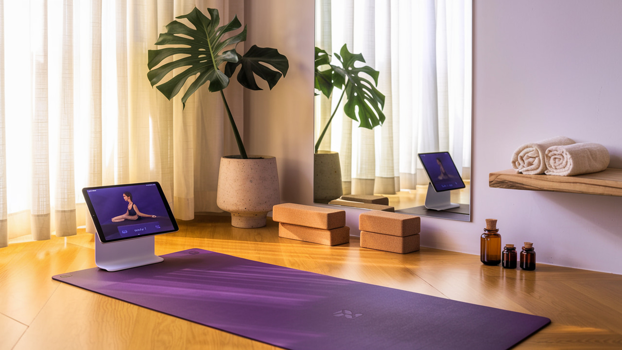 Building a Home Yoga Studio for Online Classes